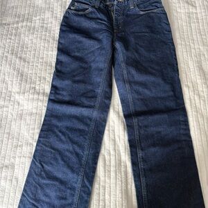 Carhartt Men's Relaxed Fit Dark Blue Jeans